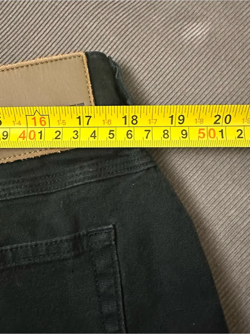 DULUTH TRADING Flex Fire Hose Canvas Pants Mens 36 X 30 Standard Fit Black